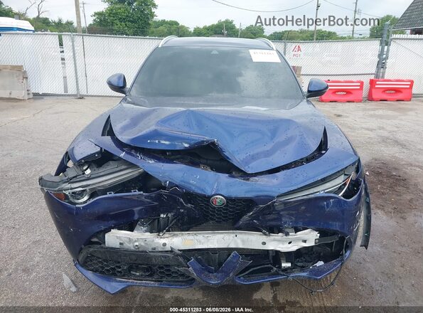 ZASPAKBN7L7C77456 2020 ALFA ROMEO STELVIO Dark Blue Widok zestawu wskaźników