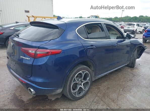 ZASPAKBN7L7C77456 2020 ALFA ROMEO STELVIO Dark Blue Tył prawy
