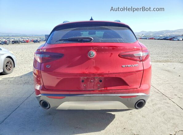 ZASPAKBN7N7D41319 2022 ALFA ROMEO STELVIO Красный Вид сзади