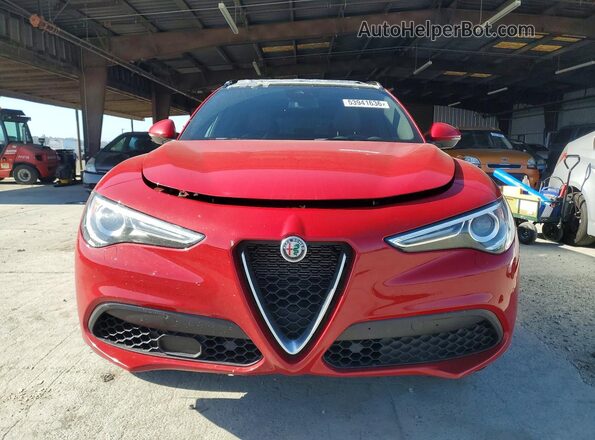 ZASPAKBN7N7D41319 2022 ALFA ROMEO STELVIO Красный Вид спереди