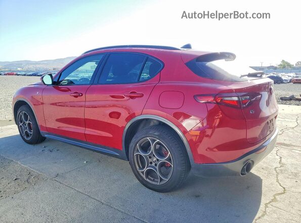ZASPAKBN7N7D41319 2022 ALFA ROMEO STELVIO Красный Задняя левая четверть