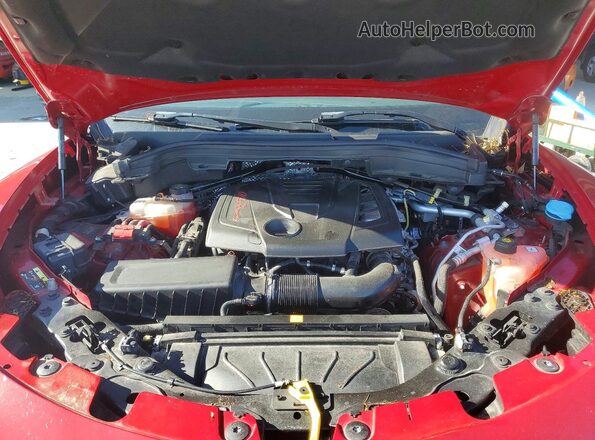 ZASPAKBN7N7D41319 2022 ALFA ROMEO STELVIO Красный Вид подкапотного пространства