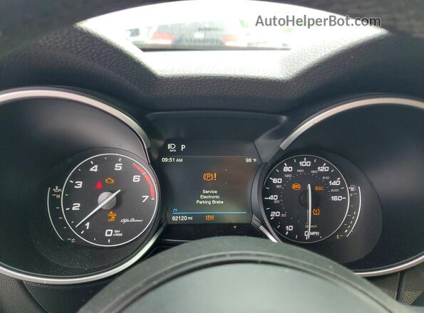 ZASPAKBN7N7D43538 2022 ALFA ROMEO STELVIO Silver ხელსაწყოთა პანელის ხედი