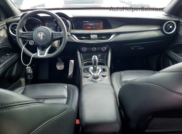 ZASPAKBN7N7D43538 2022 ALFA ROMEO STELVIO Silver წინა პანელის ხედი