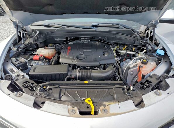 ZASPAKBN7N7D43538 2022 ALFA ROMEO STELVIO Silver ძრავის განყოფილების ხედი