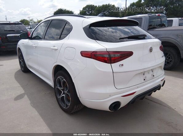 ZASPAKBN7P7D63517 2023 ALFA ROMEO STELVIO White Задня ліва чверть