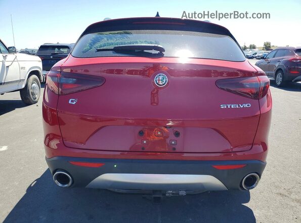 ZASPAKBN9K7C57711 2019 ALFA ROMEO STELVIO Red Widok z tyłu
