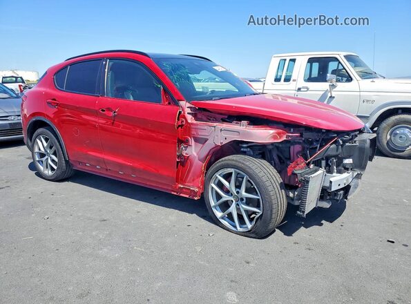 ZASPAKBN9K7C57711 2019 ALFA ROMEO STELVIO Red Przód prawy