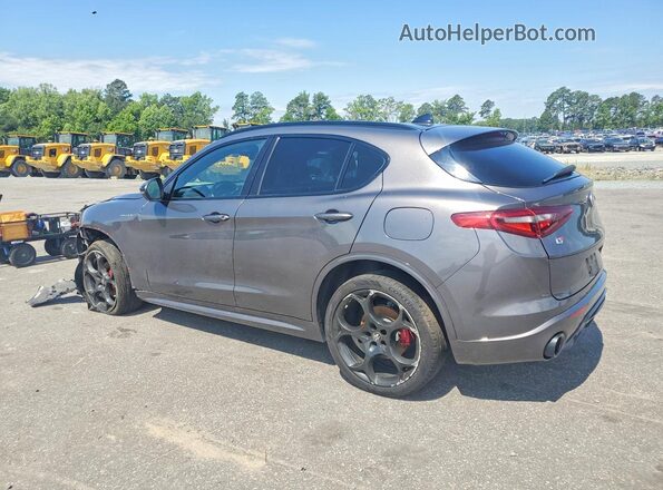 ZASPAKBN9N7D30239 2022 ALFA ROMEO STELVIO Gray Rear left
