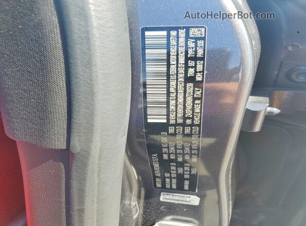 ZASPAKBN9N7D30239 2022 ALFA ROMEO STELVIO Gray VIN sticker view