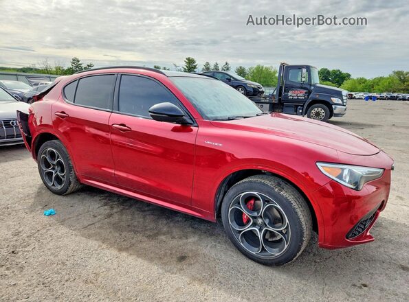 ZASPAKBN9P7D55516 2023 ALFA ROMEO STELVIO Red Front right