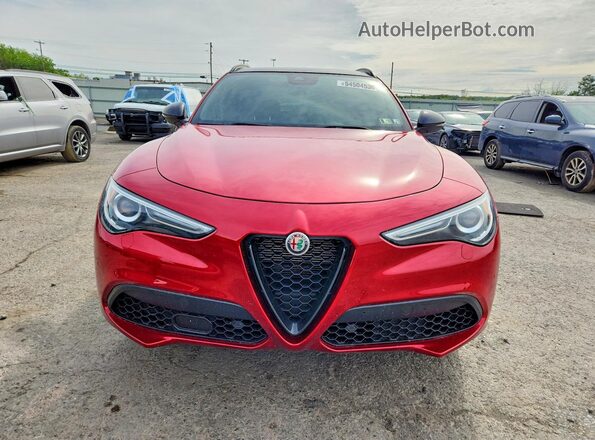 ZASPAKBN9P7D55516 2023 ALFA ROMEO STELVIO Red Front view
