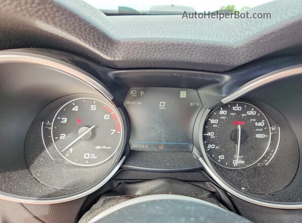 ZASPAKBN9P7D55516 2023 ALFA ROMEO STELVIO Red Instrument cluster view