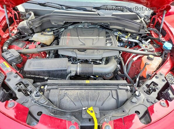 ZASPAKBN9P7D55516 2023 ALFA ROMEO STELVIO Red Engine compartment view