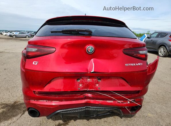 ZASPAKBN9P7D55516 2023 ALFA ROMEO STELVIO Red Rear view