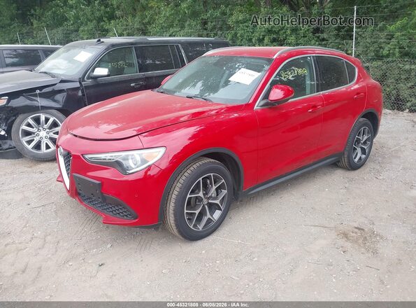 ZASPAKBNXK7C31179 2019 ALFA ROMEO STELVIO Red Передня ліва чверть