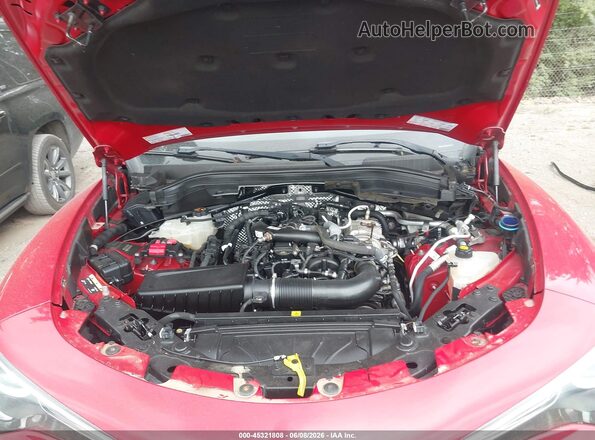 ZASPAKBNXK7C31179 2019 ALFA ROMEO STELVIO Red Вид ззаду