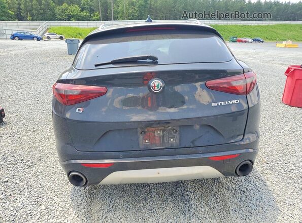 ZASPAKBNXM7D17448 2021 ALFA ROMEO STELVIO Black Հետևի տեսք