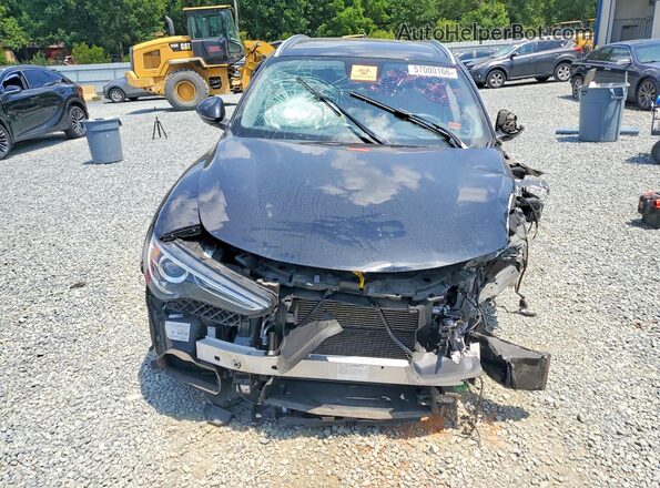 ZASPAKBNXM7D17448 2021 ALFA ROMEO STELVIO Black Դիմացի տեսք
