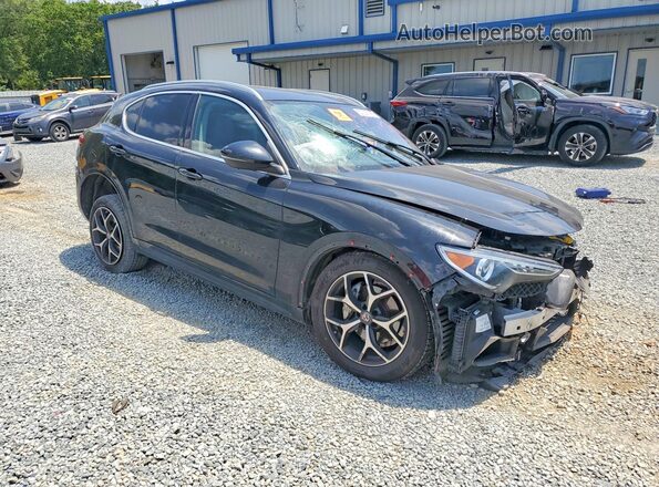 ZASPAKBNXM7D17448 2021 ALFA ROMEO STELVIO Black Առջևի աջ