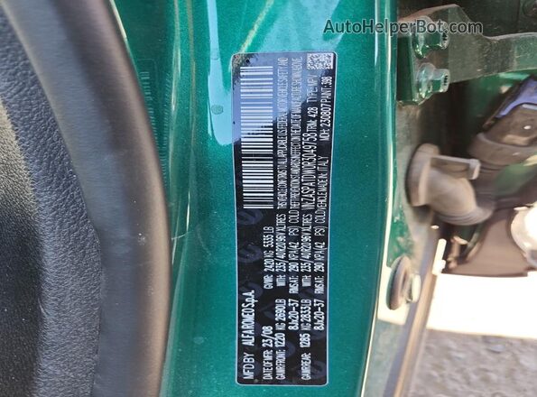 ZASPATDW0R3049758 2024 ALFA ROMEO OTHER Green Vista de la etiqueta del VIN