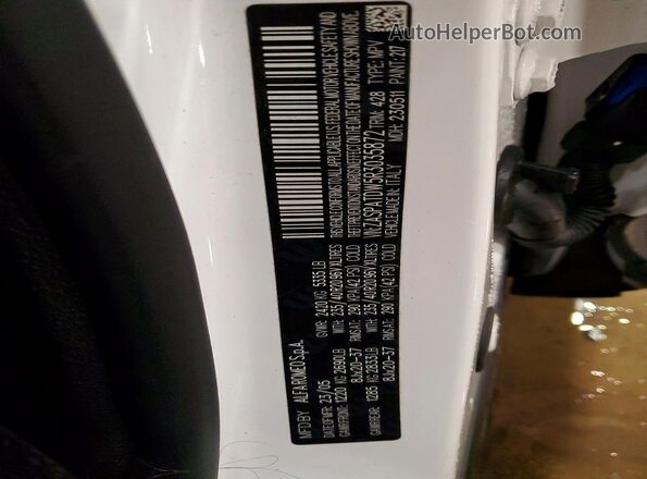 ZASPATDW5R3035872 2024 ALFA ROMEO OTHER White VIN կոդի պիտակի տեսք