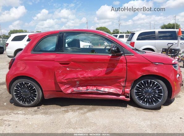 ZFAFFAA4XRX205739 2024 FIAT 500E Red Դիմացի տեսք
