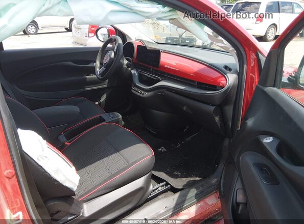 ZFAFFAA4XRX205739 2024 FIAT 500E Red Սալոնի դիմացի տեսք