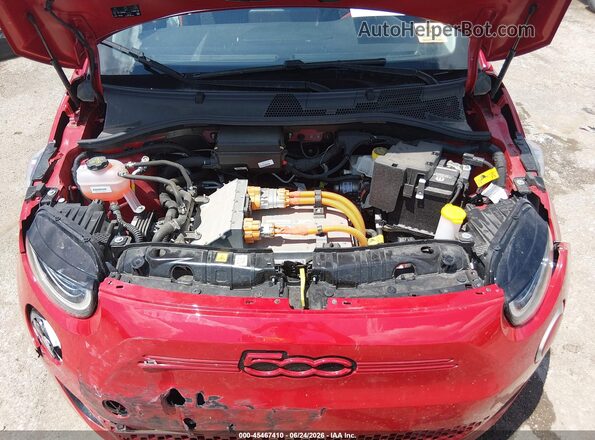 ZFAFFAA4XRX205739 2024 FIAT 500E Red Հետևի տեսք