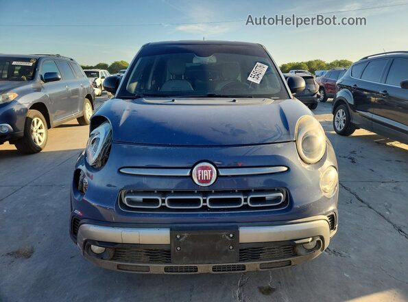 ZFBCFADH2JZ040713 2018 FIAT 500L Blue Front view