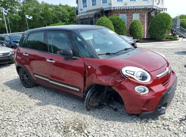 ZFBCFADH3GZ037862 2016 FIAT 500L Red Передня права чверть