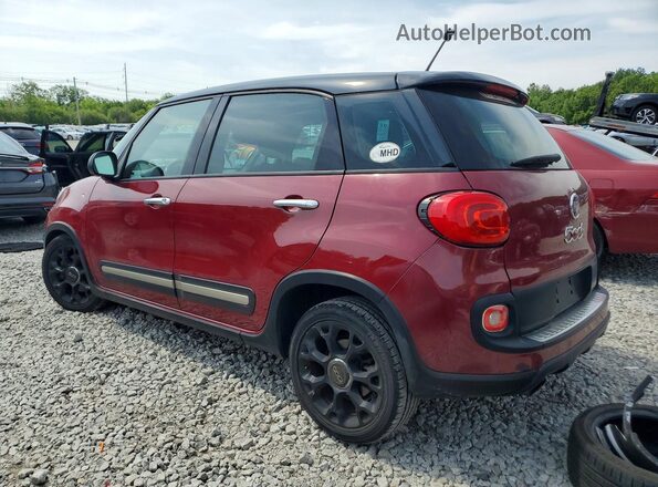 ZFBCFADH3GZ037862 2016 FIAT 500L Red Задня ліва чверть