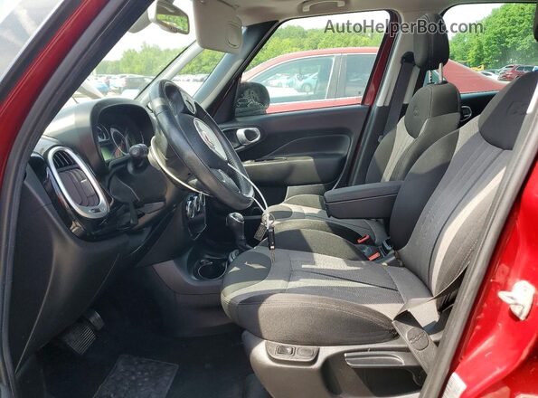 ZFBCFADH3GZ037862 2016 FIAT 500L Red Вид салону спереду