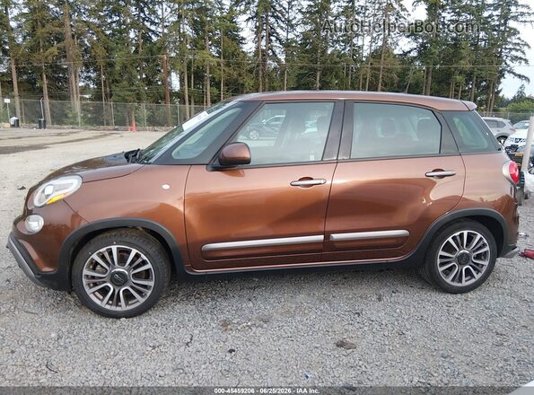 ZFBCFADH9JZ041020 2018 FIAT 500L Brown 
