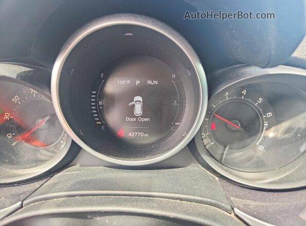 ZFBCFXAB2JP719993 2018 FIAT 500X Gray Instrument cluster view