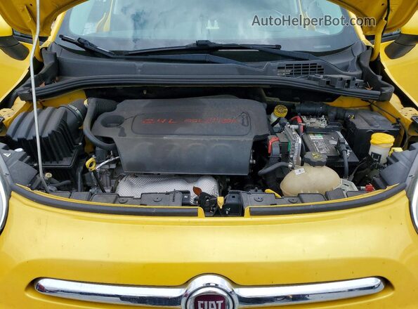 ZFBCFXAB4HP602474 2017 FIAT 500X Yellow Շարժիչի բաժամունքի տեսք