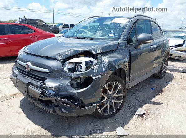 ZFBCFXCB0JP665168 2018 FIAT 500X Gray Vista tres cuartos delantera izquierda