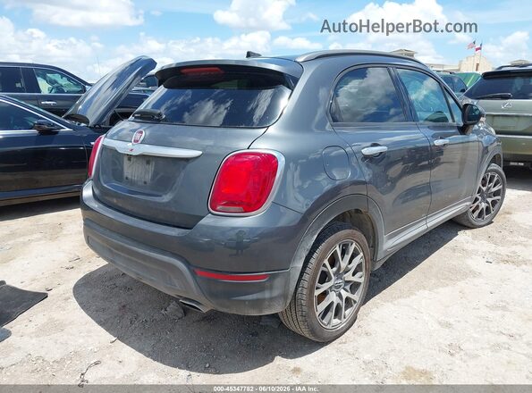 ZFBCFXCB0JP665168 2018 FIAT 500X Gray Trasero derecho