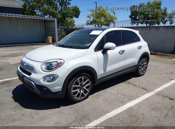 ZFBCFXCB7HP613241 2017 FIAT 500X White წინა მარცხენა ხედი სამი მეოთხედიდან