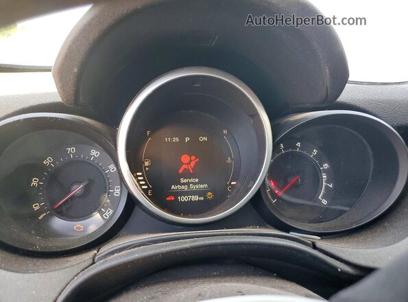 ZFBCFXCT2GP340815 2016 FIAT 500X Black Вид щитка приладів