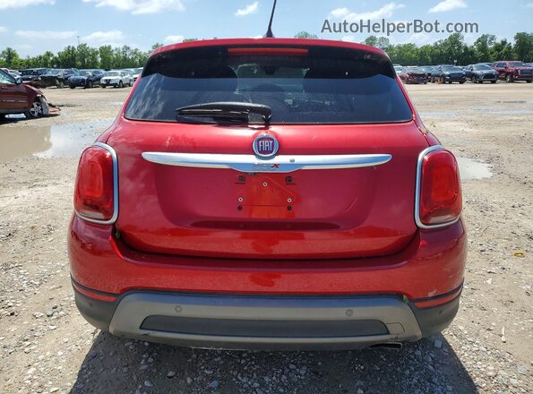 ZFBCFXCT5GP347354 2016 FIAT 500X Red Հետևի տեսք