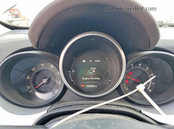 ZFBCFXDB0HP626797 2017 FIAT 500X Silver Widok zestawu wskaźników