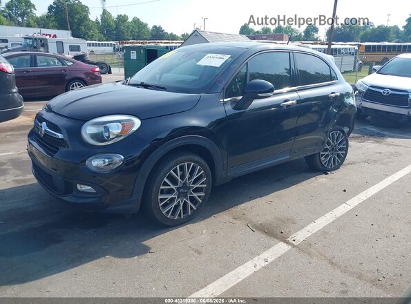 ZFBCFXDBXHP589273 2017 FIAT 500X Black Առջևի ձախ երեք քառորդ տեսարան