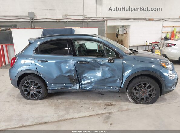ZFBCFYCB2HP631118 2017 FIAT 500X Blue Սալոնի հետևի տեսք