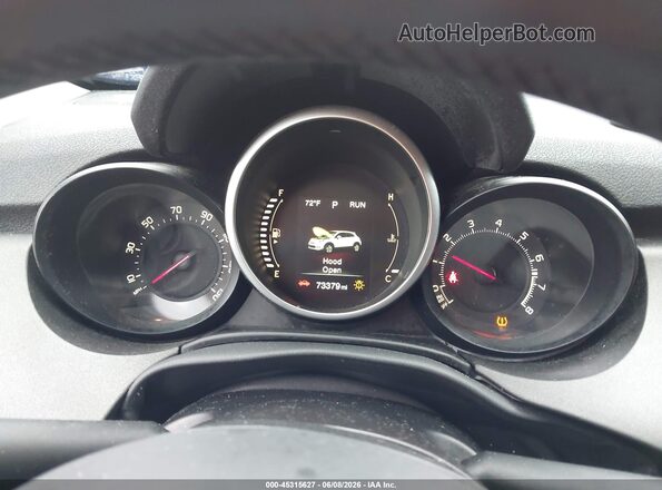 ZFBCFYCT4GP377483 2016 FIAT 500X Silver Հետևի նստատեղերի տեսք