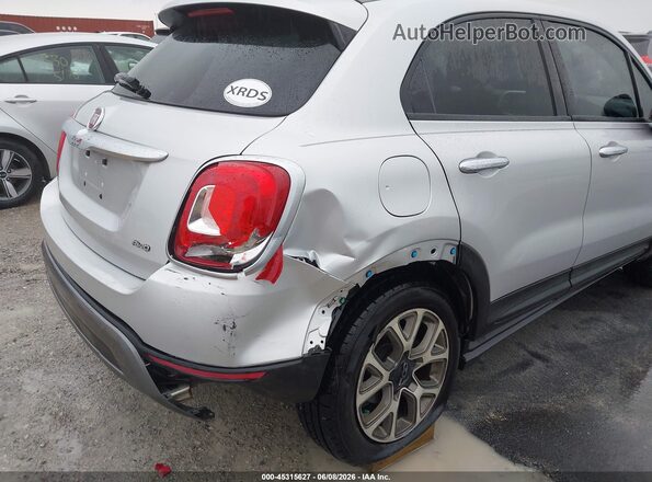 ZFBCFYCT4GP377483 2016 FIAT 500X Silver Դիմացի տեսք