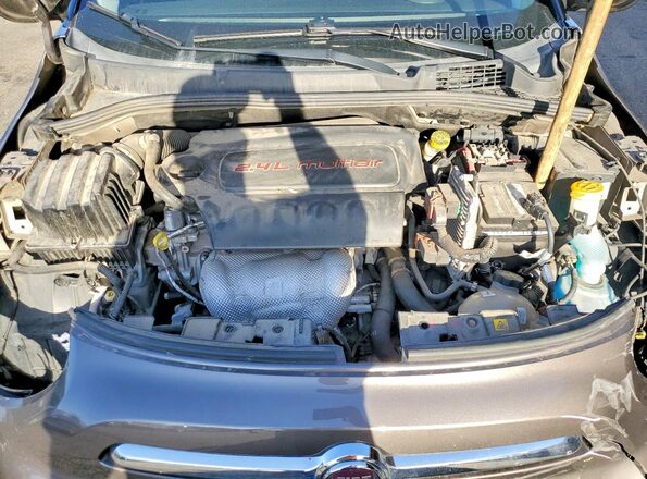 ZFBCFYDB2HP566947 2017 FIAT 500X Gray Вид задньої частини салону