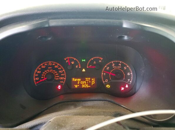 ZFBERFAB8H6D93825 2017 RAM PROMASTER White Instrument cluster view