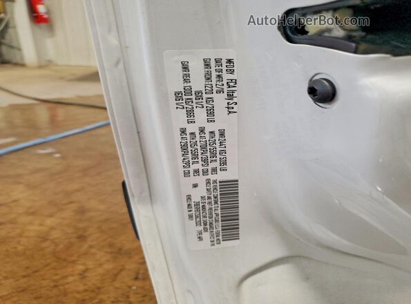 ZFBERFBT2G6C28312 2016 RAM PROMASTER White 