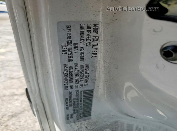 ZFBHRFAB2N6Y20180 2022 RAM PROMASTER Белый Вид подкапотного пространства